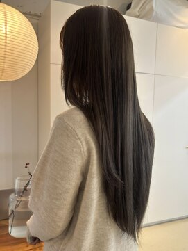 ライン(LINE) ブリーチなしダブルカラー/髪質改善