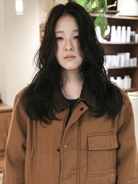 ウィム(wim) 『ロングレイヤーパーマ』くせ毛風パーマ/コテ巻き風パーマ