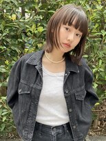 マイル 渋谷(mile)&nbsp;ボブレイヤー×ナチュラルベージュ