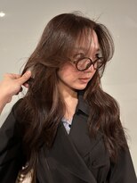 ノラ ヘアーサロン(NORA HAIR SALON)&nbsp;【大久保】海外ガール透明感カラーセンターパートレイヤーカット