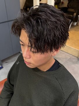 キングオブヘアバイノイズアンドフィフス 京都駅前店(KING of hair by NOISM&fifth) 京都メンズカットメンズパーマ波巻きスパイラルパーマツイスパ