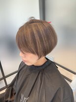 ジービージー(GBG) くびれショートボブ40代50代グレイカラー白髪染め白髪ぼかし