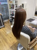 シーループユナイテッドアトリエ(C-LOOP UNITED ATELIER) 今の時期におすすめ【うる艶】水素ストレート×水素トリ