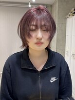 リリアン(ReLien)&nbsp;レイヤーボブ×ピンクベージュ
