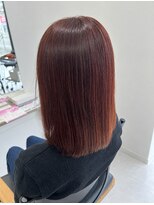 ザボヘアーデザイン(ZABO hair design) ワインレッド×ミディアム