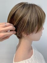 テトヘアー(teto hair) short(マッシュショート、ミルクティベージュ、ブロンド)