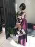 【※電話予約のみ】卒業式限定クーポン ヘアセット+袴着付け￥11000→￥9900