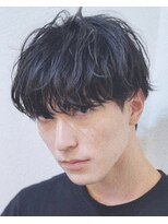 メンズ　好感度の高い大人のナチュラルマッシュ×パーマ【銀座】