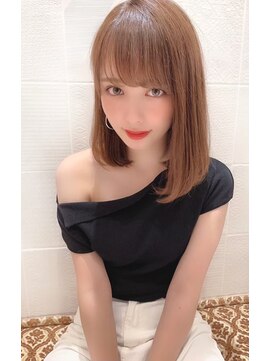 ロンド ロビン 栄(Lond robin) 【Lond robin】伊藤ガク  縮毛矯正/ストレート/くすみブルー