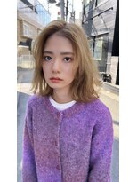 ドットハリス(.Hallis) 大人かわいい/小顔/ミディアムレイヤー/20代30代40代