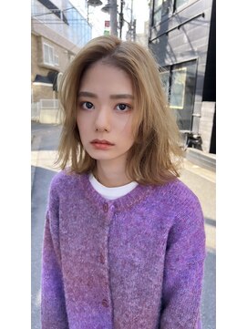 ドットハリス(.Hallis) 大人かわいい/小顔/ミディアムレイヤー/20代30代40代