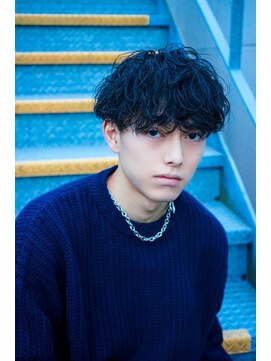 ヒビヲ(HIBIO) 波巻きスパイラルパーマメンズパーマメンズマッシュメンズヘア