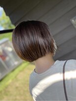 ナンバーエイト(number eight)&nbsp;透明感×立体感30代40代大人可愛い☆ハニボブブリーチなしカラー