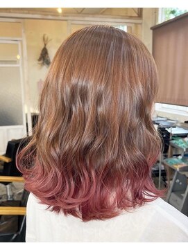 ボアップ 京橋店(boappu) #デザインカラー#秋カラー#裾カラー#暖色カラー