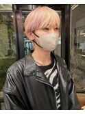 【お客様ヘア】シースルーマッシュ&ホワイトピンク
