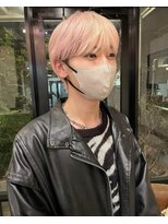ベル 新宿(Belle)&nbsp;【お客様ヘア】シースルーマッシュ&ホワイトピンク
