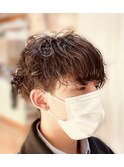【ふんわり波打ち】波巻きスパイラルパーマ