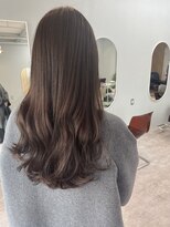 プラム(plum.)&nbsp;透明感カラーセミロング