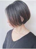 【morio原宿】丸みショートボブ前髪なし