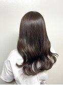 さらツヤロング×ショコラベージュ