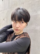 ハルキ ミナト ジャパン オオサカ(HARUKI MINATO japan OSAKA)&nbsp;40代50代小顔似合わせカットくびレイヤーエモージュ大人可愛い