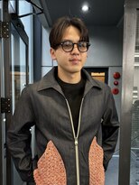 ポール(pole)&nbsp;センターパートマッシュ