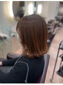 大人の切りっぱなしボブ ◎20代 30代 40代