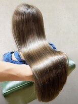 ショコラ アン 横須賀中央 20代30代40代アッシュベージュ髪質改善カラー艶感ストレート