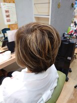 ブロッサム 東中野店&nbsp;20代30代40代アッシュグレージュナチュラルボブ切りっぱなし