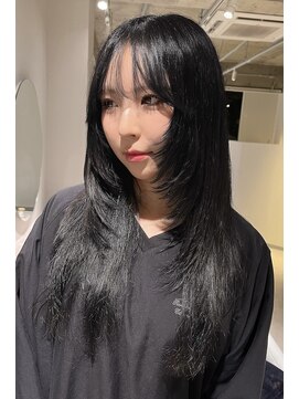 アム(amu) ロングレイヤー/顔まわりレイヤー