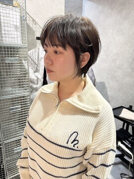 クス(KUsU) マッシュショート/マロンベージュ/イメチェン/美髪