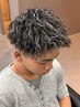 メンズカット＋ハイライト　￥14000