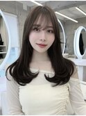 色素薄めグレージュ/暗髪お任せください! 上野