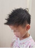 Kidzカット★アップバング&ツーブロック3ミリ