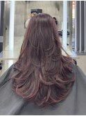 ロングレイヤー☆ピンク