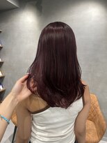 【夏カラー】大人暖色「ワインレッド」