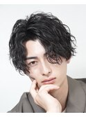 縦落ちパーマツイストスパイラルパーマシャドウパーマ大人ヘア
