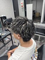 メンズサロンドットリアン(dot. lien)&nbsp;ツイストスパイラル×ホワイトメッシュ