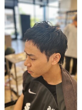 ザデイ カットアンドカルチャーショップ(THE DAY CUT&CULTURE SHOP) ナチュラルマレット／大人の抜け感ショート　千葉メンズカット