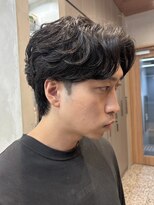 エリマバイフィフス 調布(elima by fifth) フェザーパーマニュアンスパーマセンターパートシャドウパーマ