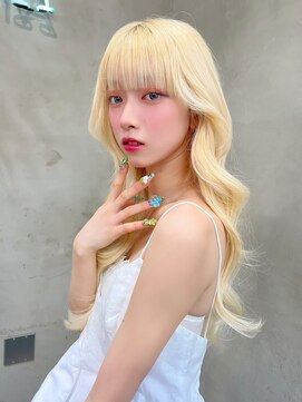 ケイト(kate) 【kate 大宮】ホワイトブロンド×韓国風くびれ巻き