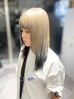 ファイブバイジエクト 堀江(FIVE by The Ect)&nbsp;ホワイトブロンド/シルバーベージュ/ルーツカラー