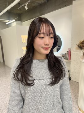 韓国レイヤー×透明感カラー