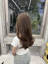 ディジョン(Dijon)&nbsp;韓国顔まわりレイヤーカットグレージュオリーブベージュブラウン