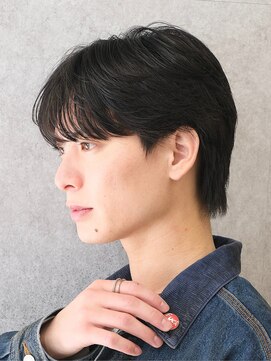 曲がるメンズ縮毛矯正×シースルーマッシュ/名古屋/栄