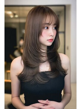 ケシキ 表参道 原宿(kesiki.) バタフライカット/レイヤーカット/シースルー/2wayバング