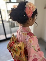 ディーバ 京橋店(diva)&nbsp;七五三ヘアセット/アップスタイル/七五三着付け/着付け/7歳ヘア