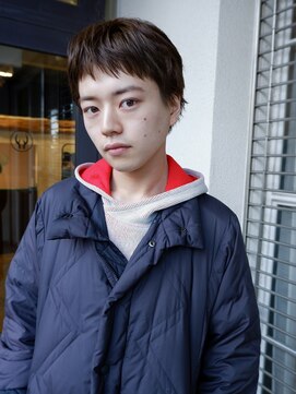 オーオ シカシカ(OOO YY) ラフショート×ウォームブラウン