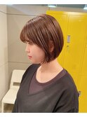 メテオカラー　グレージュ　ボブ