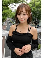 サンド 名古屋(sand)&nbsp;20代30代40代50代丸みとくびれショートカット名古屋小顔前髪白髪